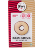 Reis Ringe mit Schokolade, glutenfrei, vegan, 110 gr Packung, Werz