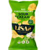 Kartoffelchips Sour Cream Style, 125 gr Packung, Lisas Bio Chips