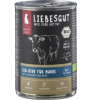 Hunde Nassfutter Rind mit Zucchini & Reis, 400 gr Dose, Liebesgut