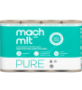 Küchentücher PURE, 3-lagig, 128 Blatt, 4 Rollen Packung, mach m!t