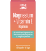 Magnesium + Vitamin E Kapseln, vegan, 60 Stück Packung, Fitne