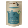 Katze Nassfutter Pastete Ente, Rind & Huhn, 100 gr Beutel, Escapure